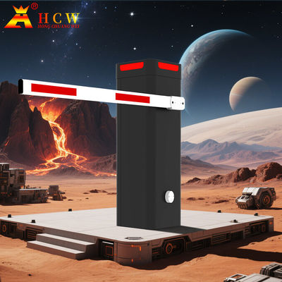 HCW Boom Gate System High Speed Boom Barrier OEM/ODM Folding Arm Security For Parking Lots