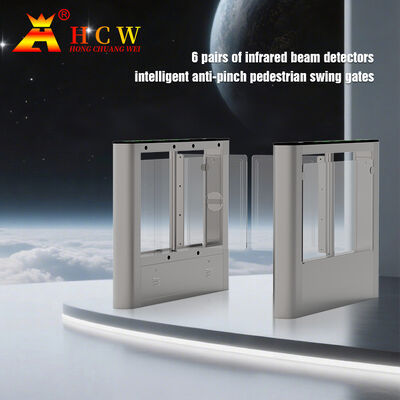 AC220V Power Supply Swing Barrier Turnstile with 1400*140*990 mm Size and 55 KG Weight for Secure Entry