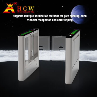 AC220V Power Supply Swing Barrier Turnstile with 1400*140*990 mm Size and 55 KG Weight for Secure Entry